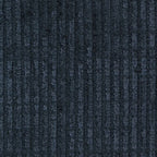 Textured upholstery fabric swatch in dark navy