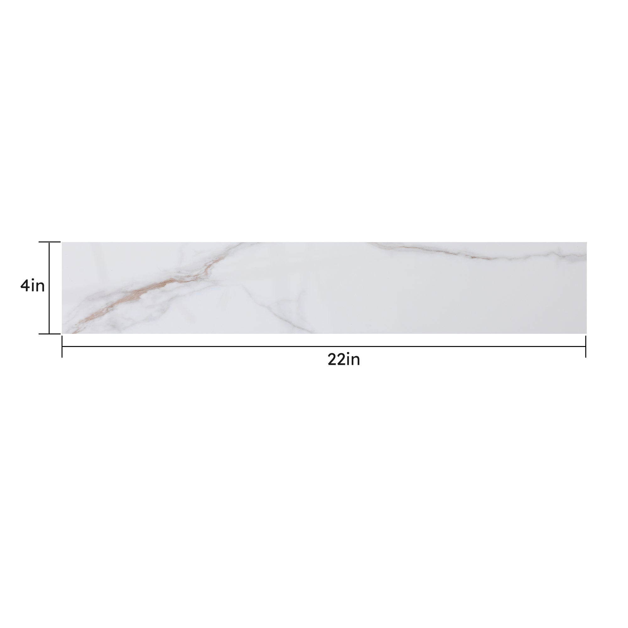 Carrara Gold Vanity Top w/ Side Splash