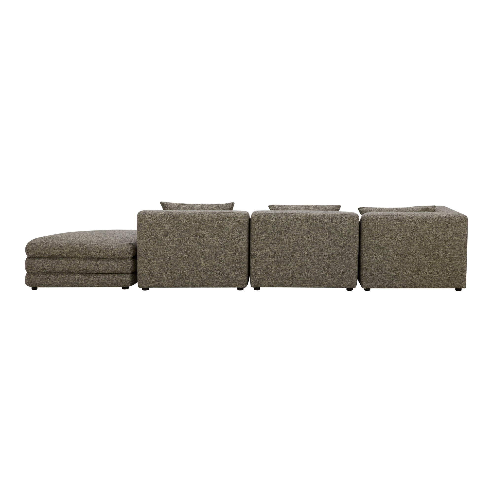 Lowtide - Linear Modular Sectional - Surie Shadow-Stationary Sectionals-American Furniture Outlet