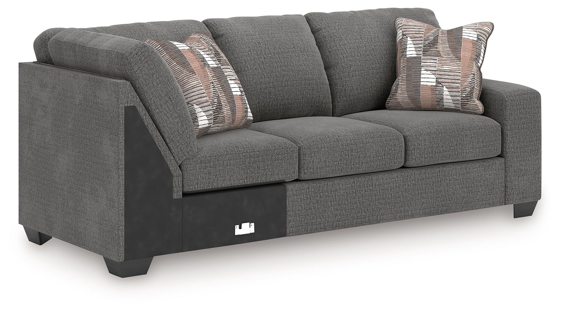 Seyler Lane - Greystone - RAF Sofa With Corner Wedge
