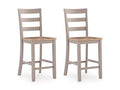 Harperfeld - Barstool (Set of 2) - Natural / Gray
