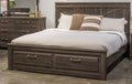 Vonitta Bay - Queen Panel Headboard - Dark Brown
