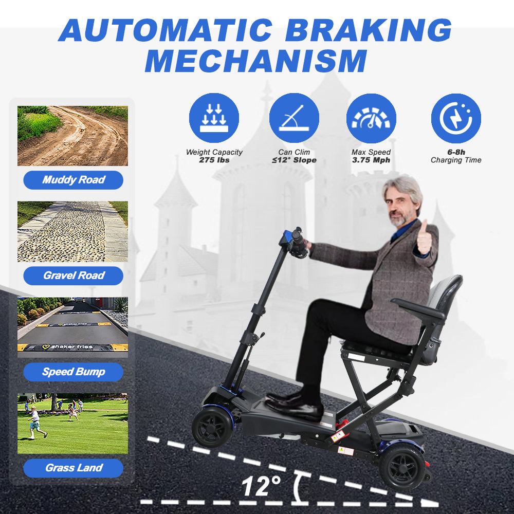 SOLAX Foldable Electric Mobility Scooter - Seniors