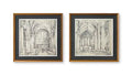 Downyard - Wall Art Set (Set of 2) - Black / Beige