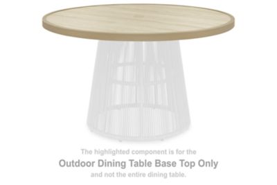 Orchard Beach - Round Dining Room Table Top - Beige