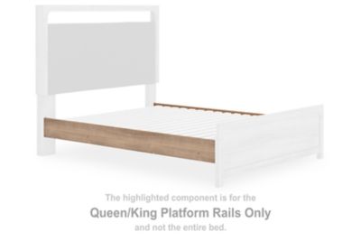 Kinlanni - Queen/King Platform Rails - Tan