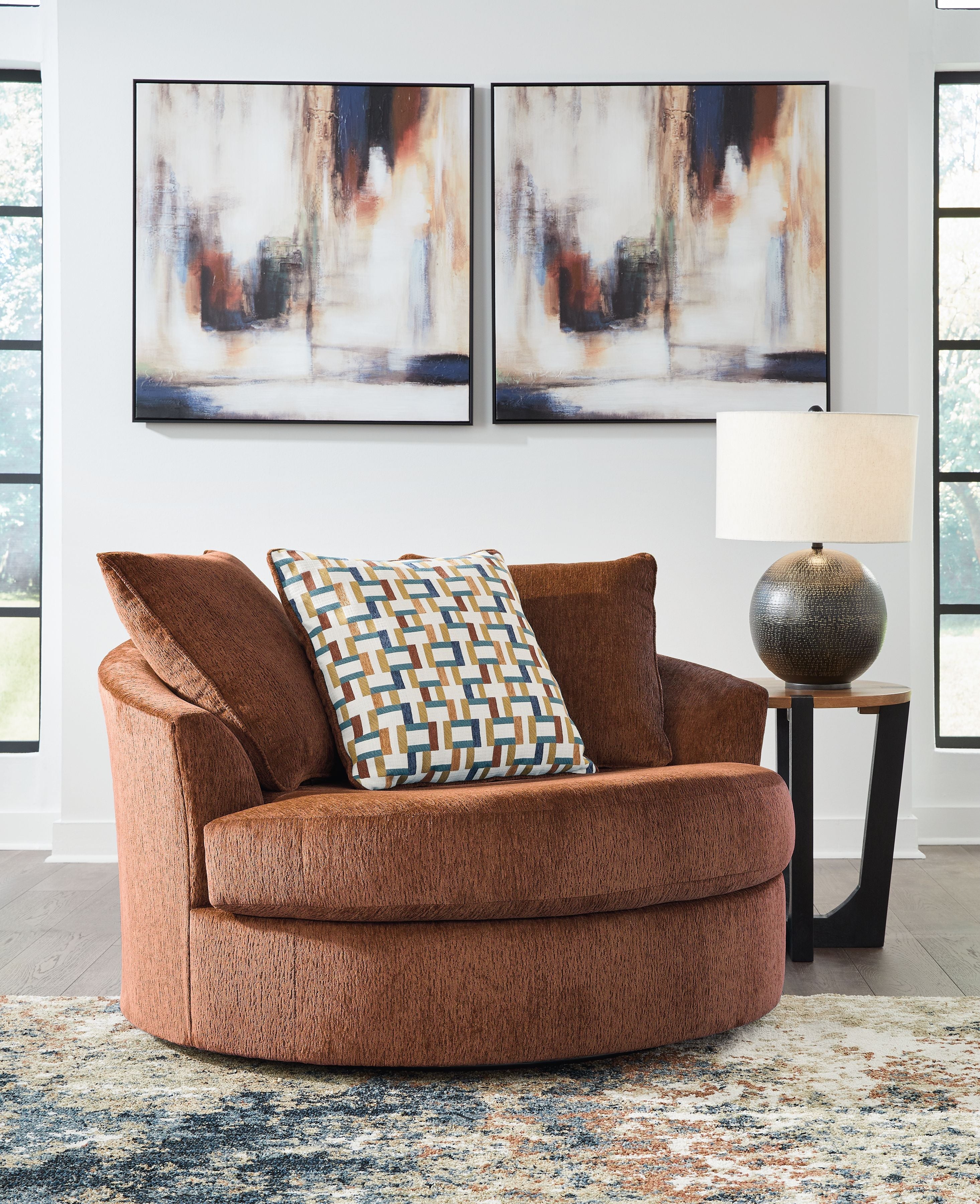 Laylabrook - Oversized Swivel Accent Chair