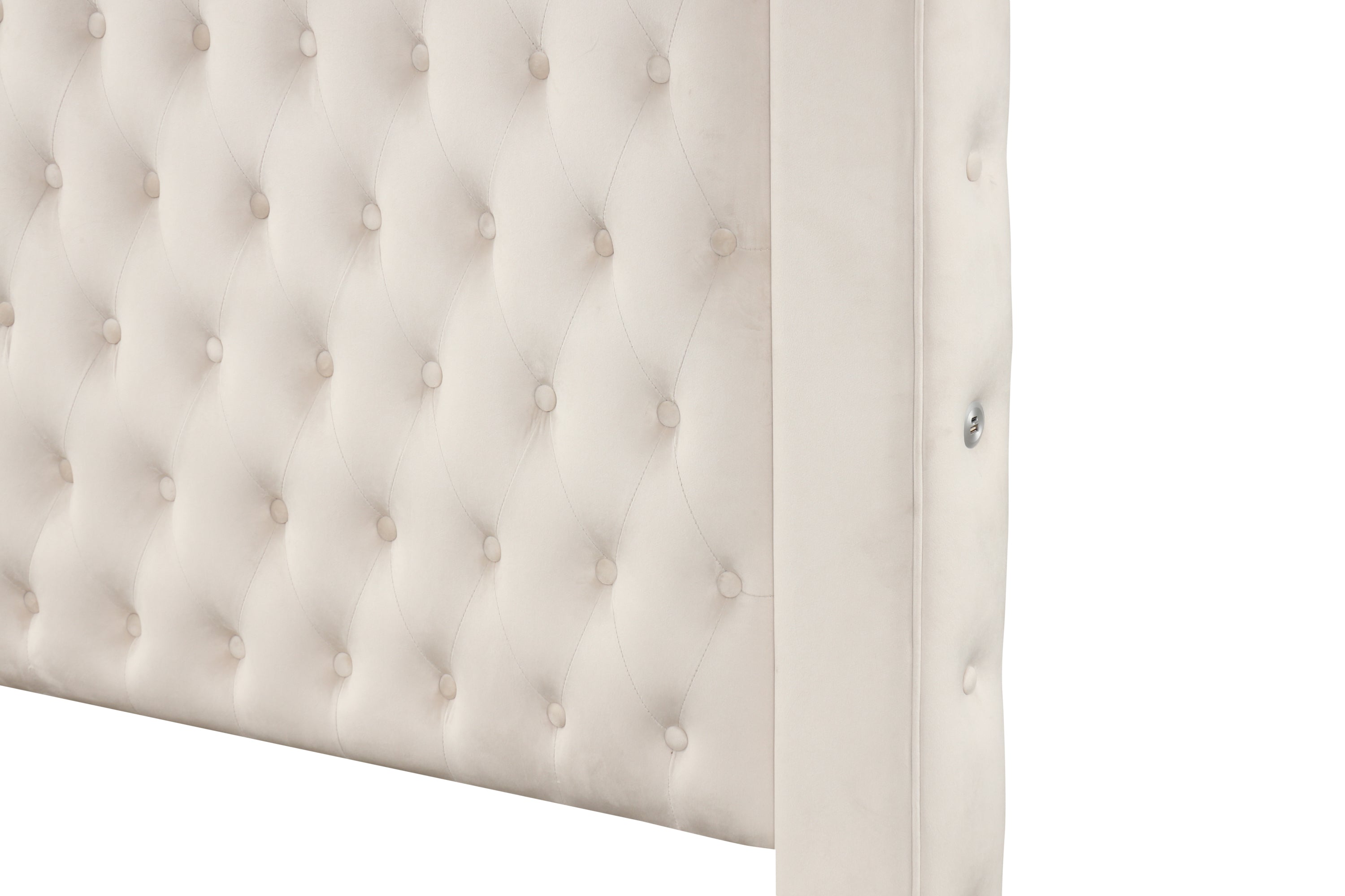 Luxury 4-Poster King Bedroom Set - Cream