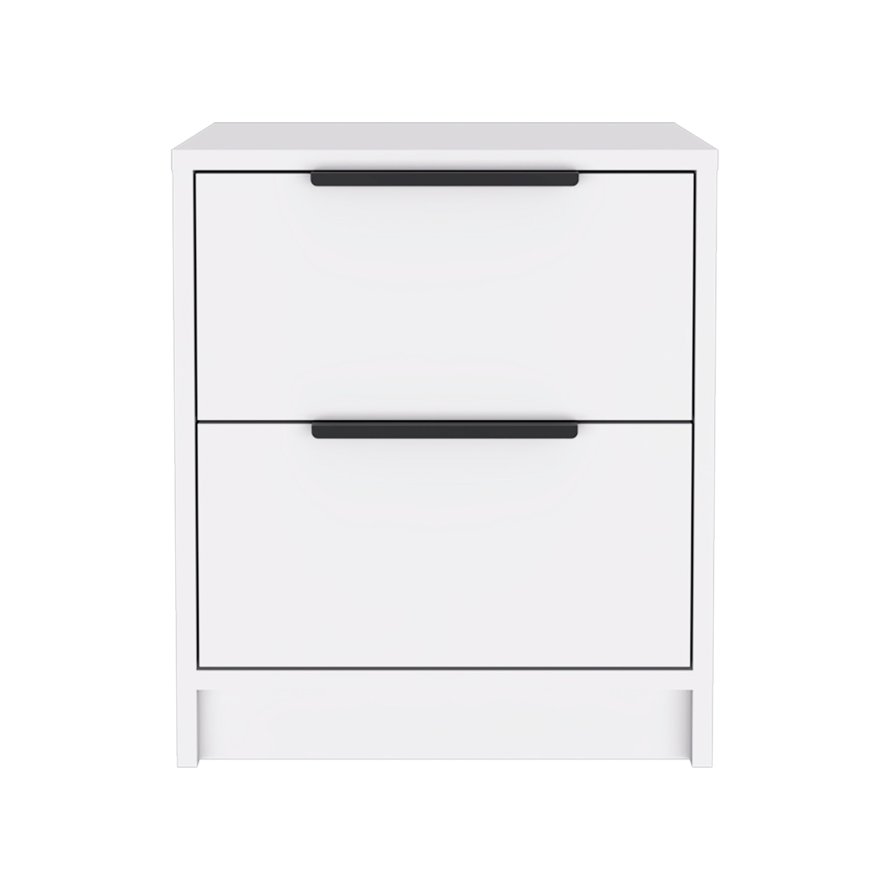 Cannon 2-Drawer Nightstand - White (Simple & Stylish)