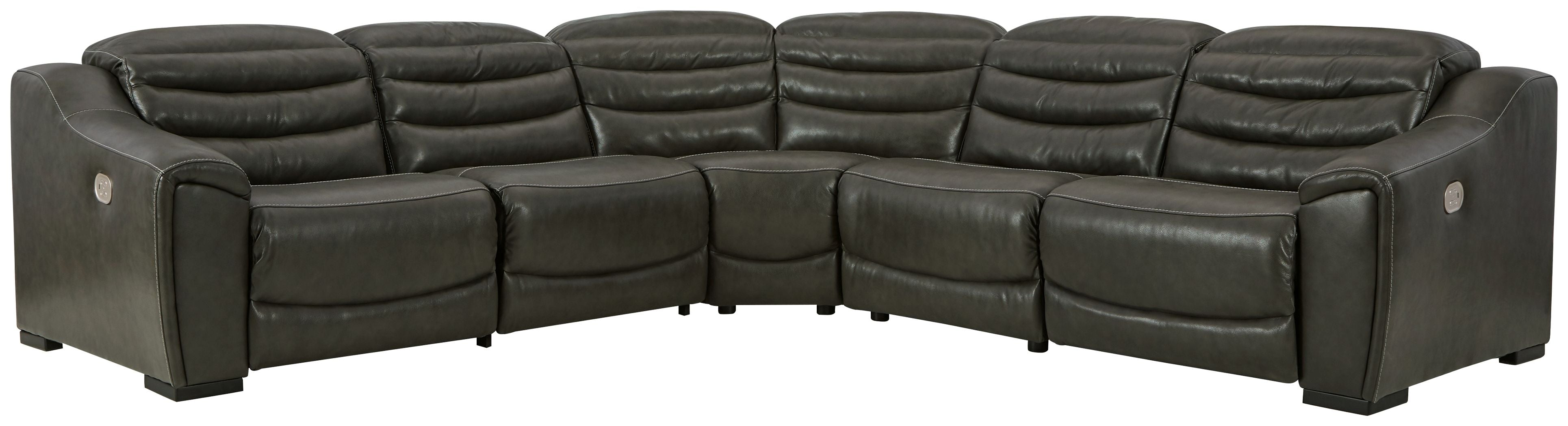 center line reclining sectional