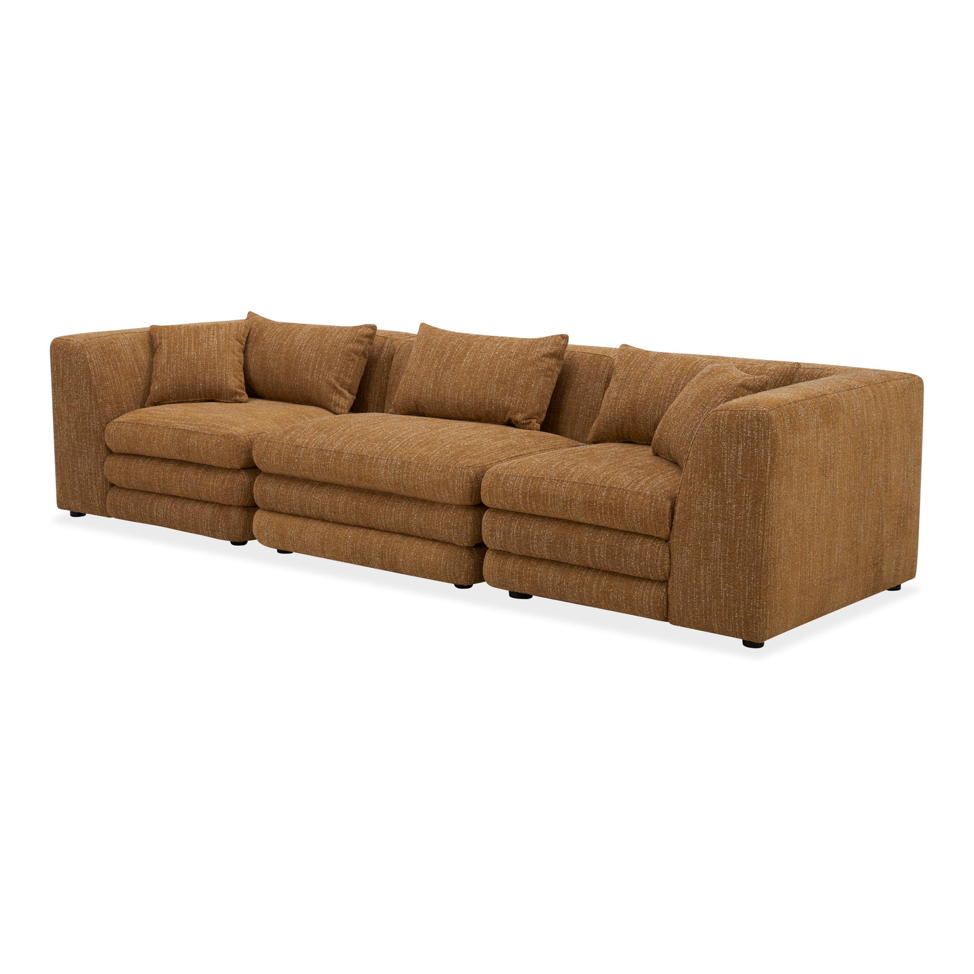 Lowtide - Modular Sofa - Amber Glow-Stationary Sectionals-American Furniture Outlet