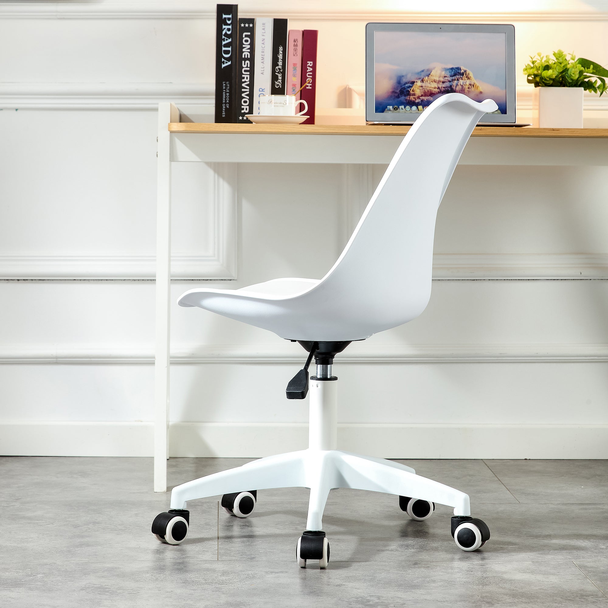 Modern Home Office Desk Chair, Adjustable 360° Swivel