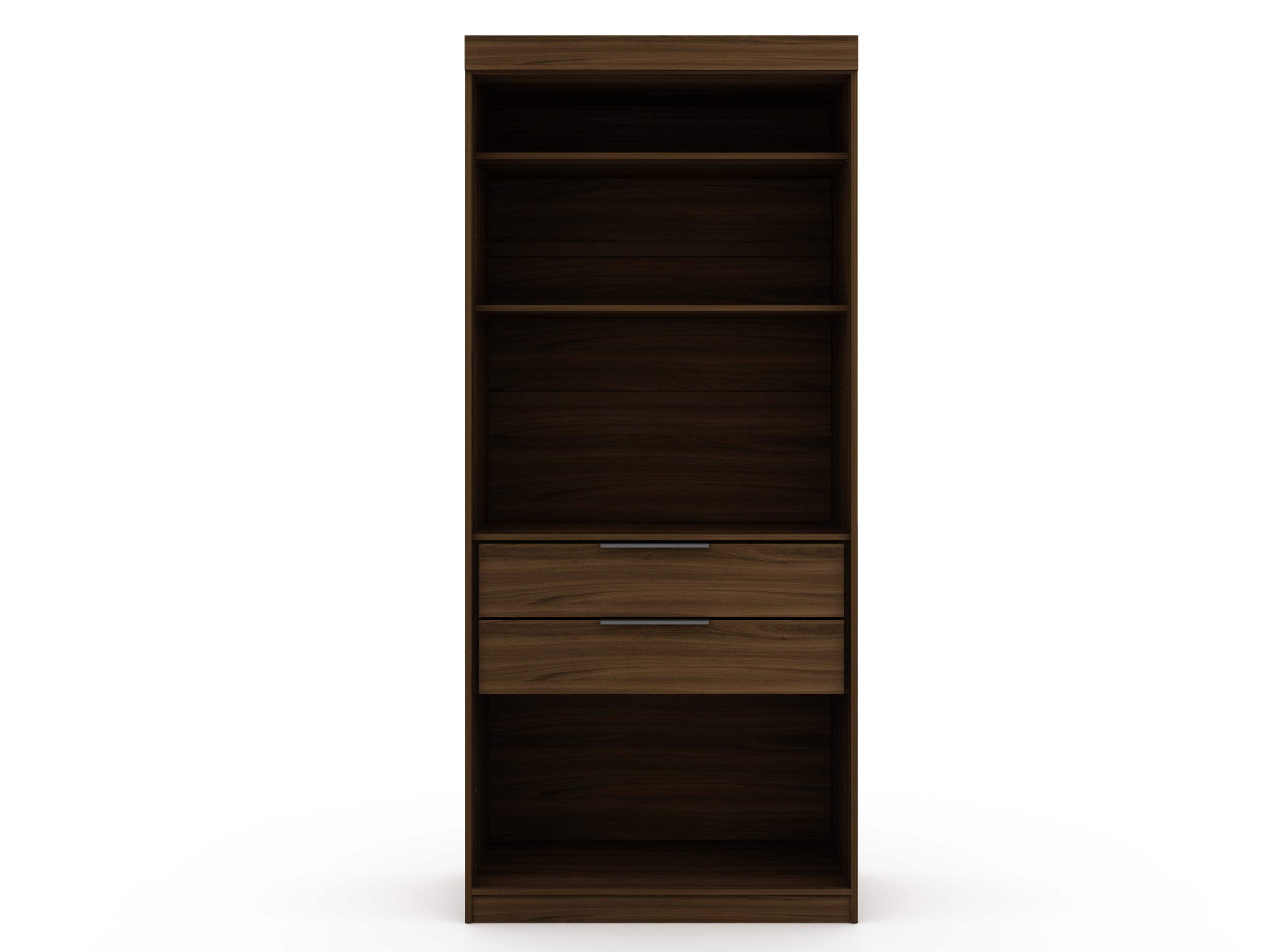 Mulberry 36" Wardrobe Closet - Chestnut Brown