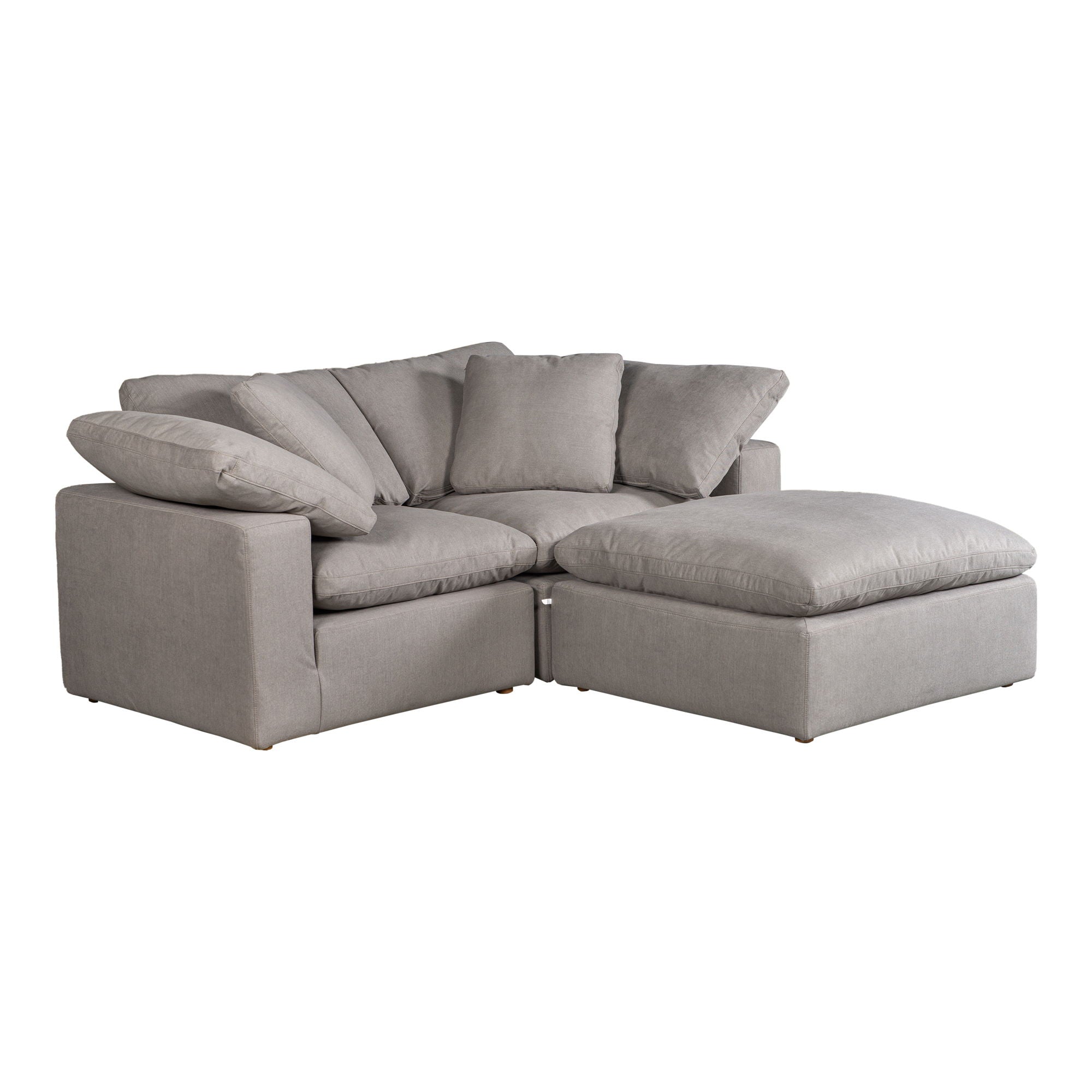 Terra Condo Modular Sectional Gray - Relax, Stain-Resistant