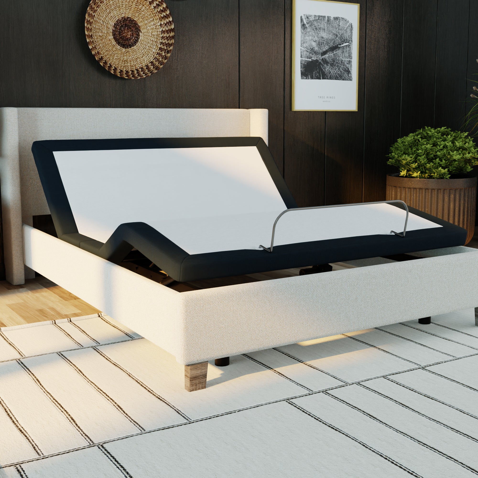 Model 3 Queen Zero Clearance Adjustable Bed Base