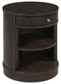 Leighmour - Accent Table - Dark Brown