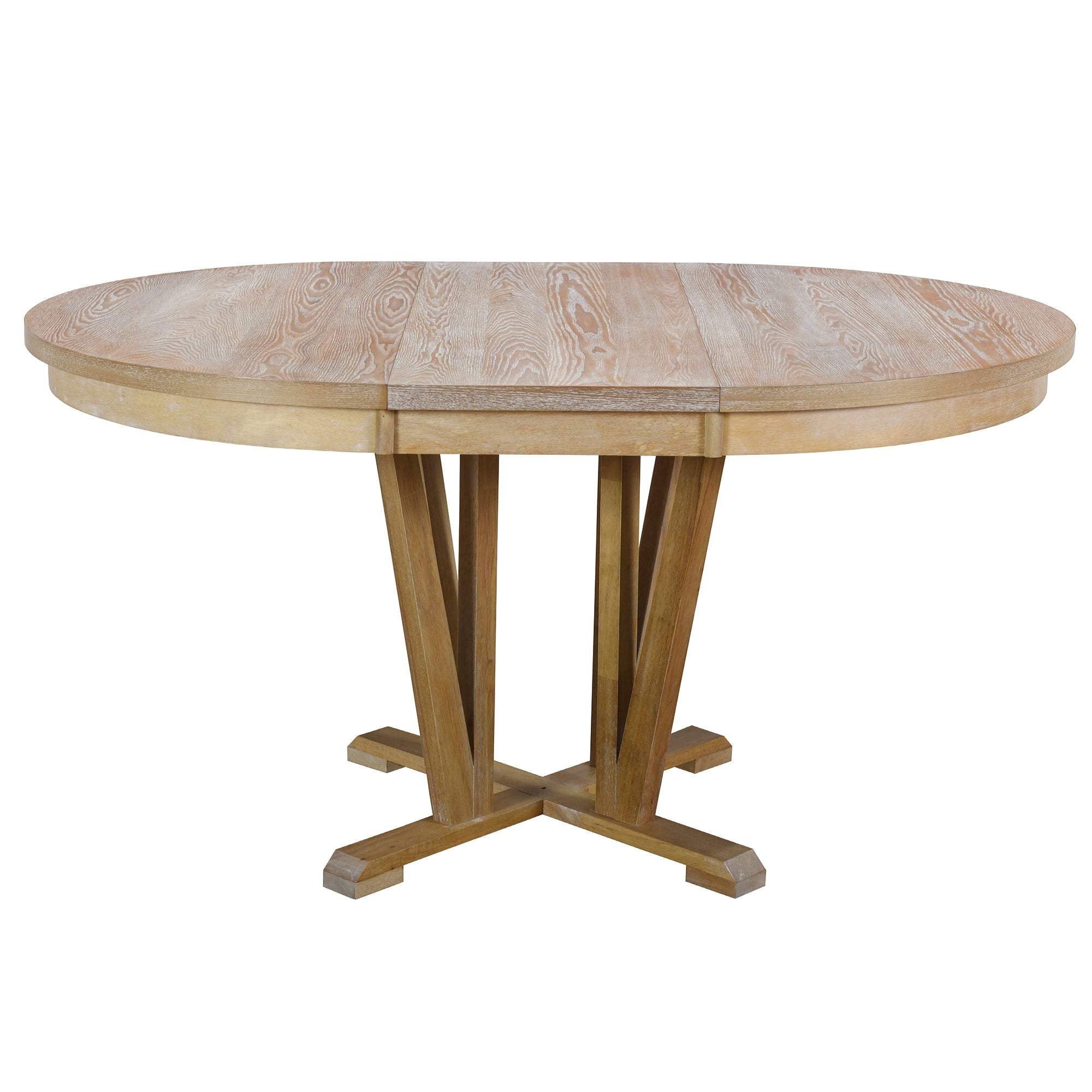 Rustic 5-Piece Round Dining Set