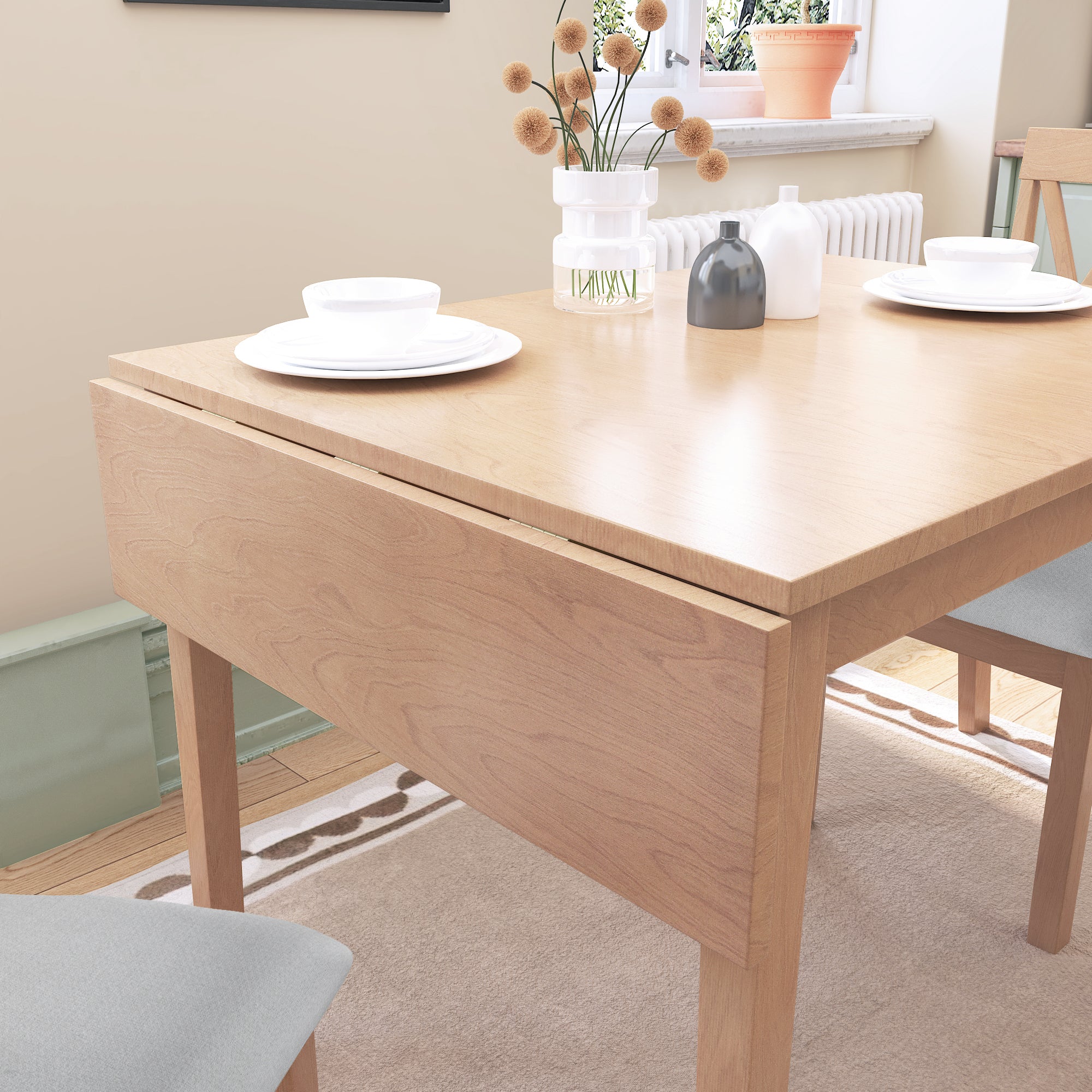 3 Piece Drop Leaf Kitchen Dining Set