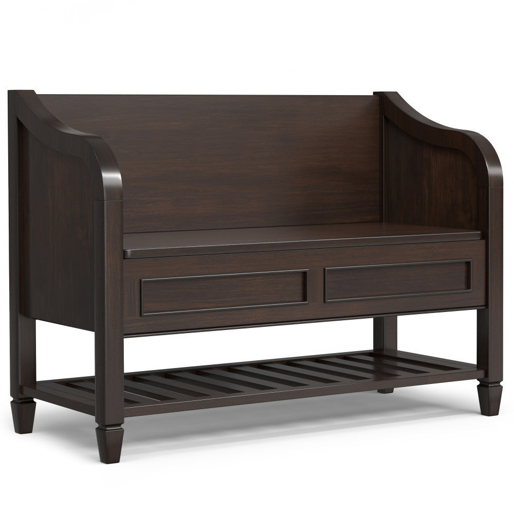 Connaught Entryway Storage Bench with Shelf