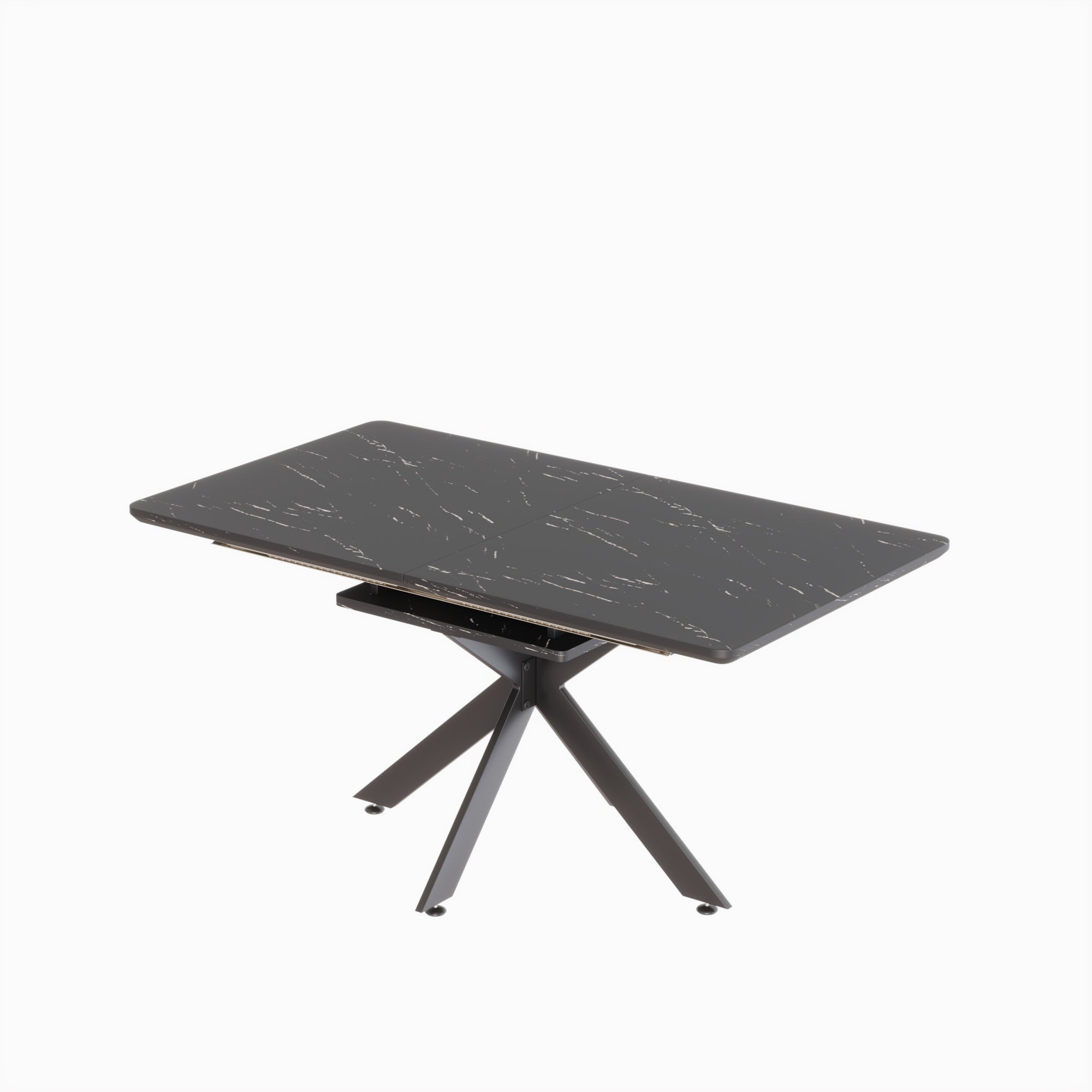 62" Extendable Dining Table Set for 6-8 People