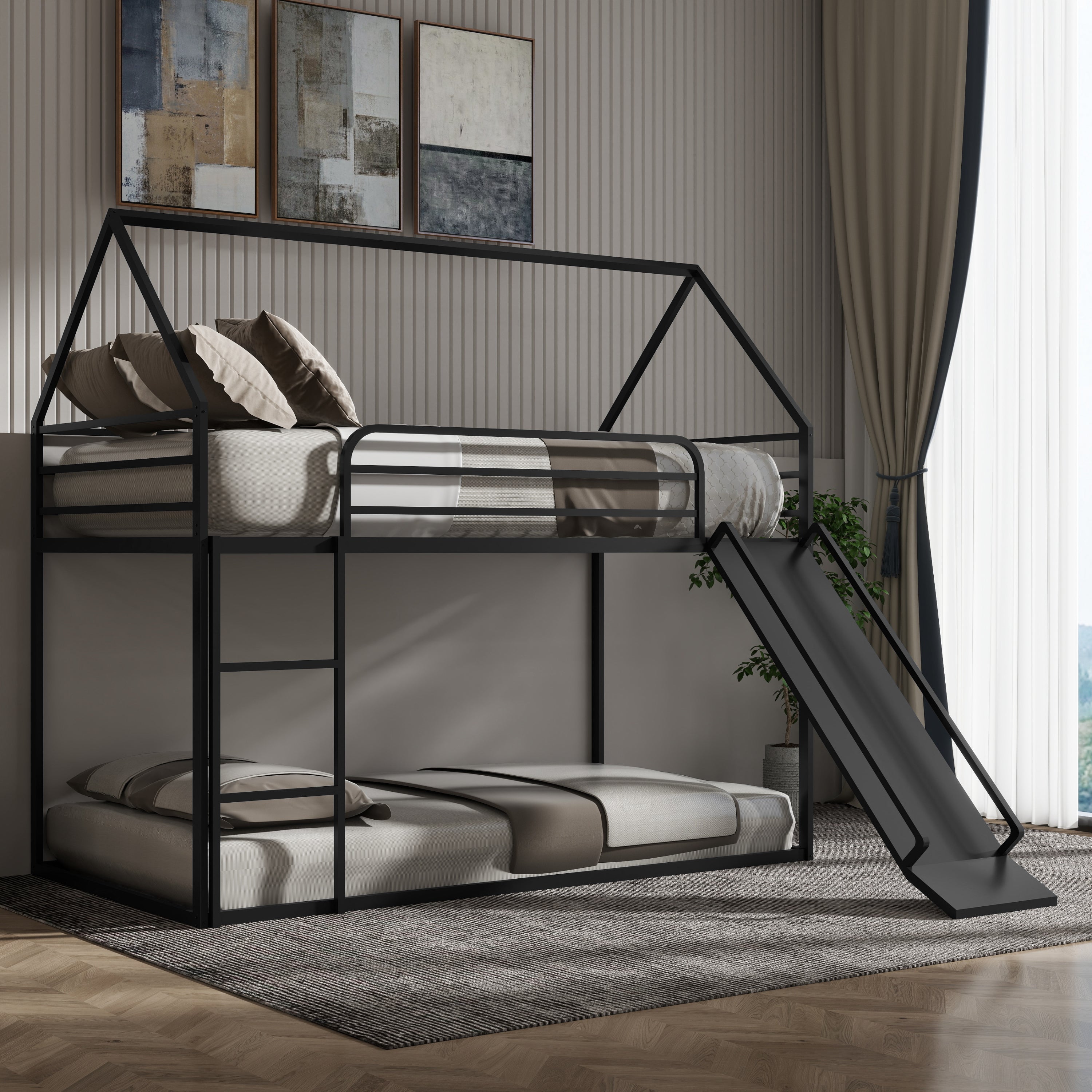 Twin Over Twin House Bed: Fun, Safe Sleep Solution for Kids