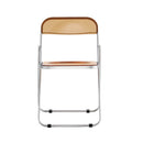 Clear Folding Chair - Space-Saving Seating