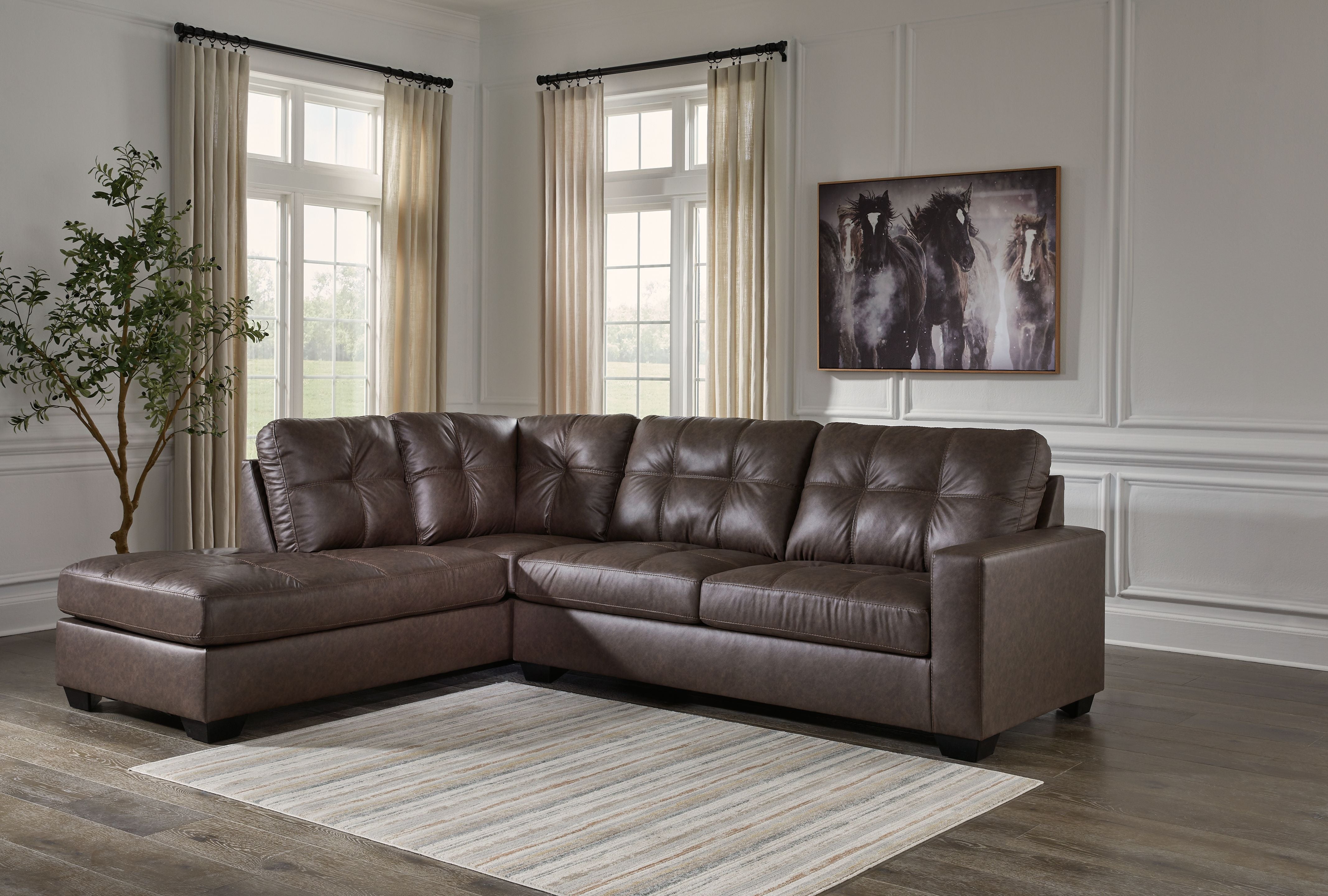 Barlin Mills - Sectional-Benchcraft®-American Furniture Outlet