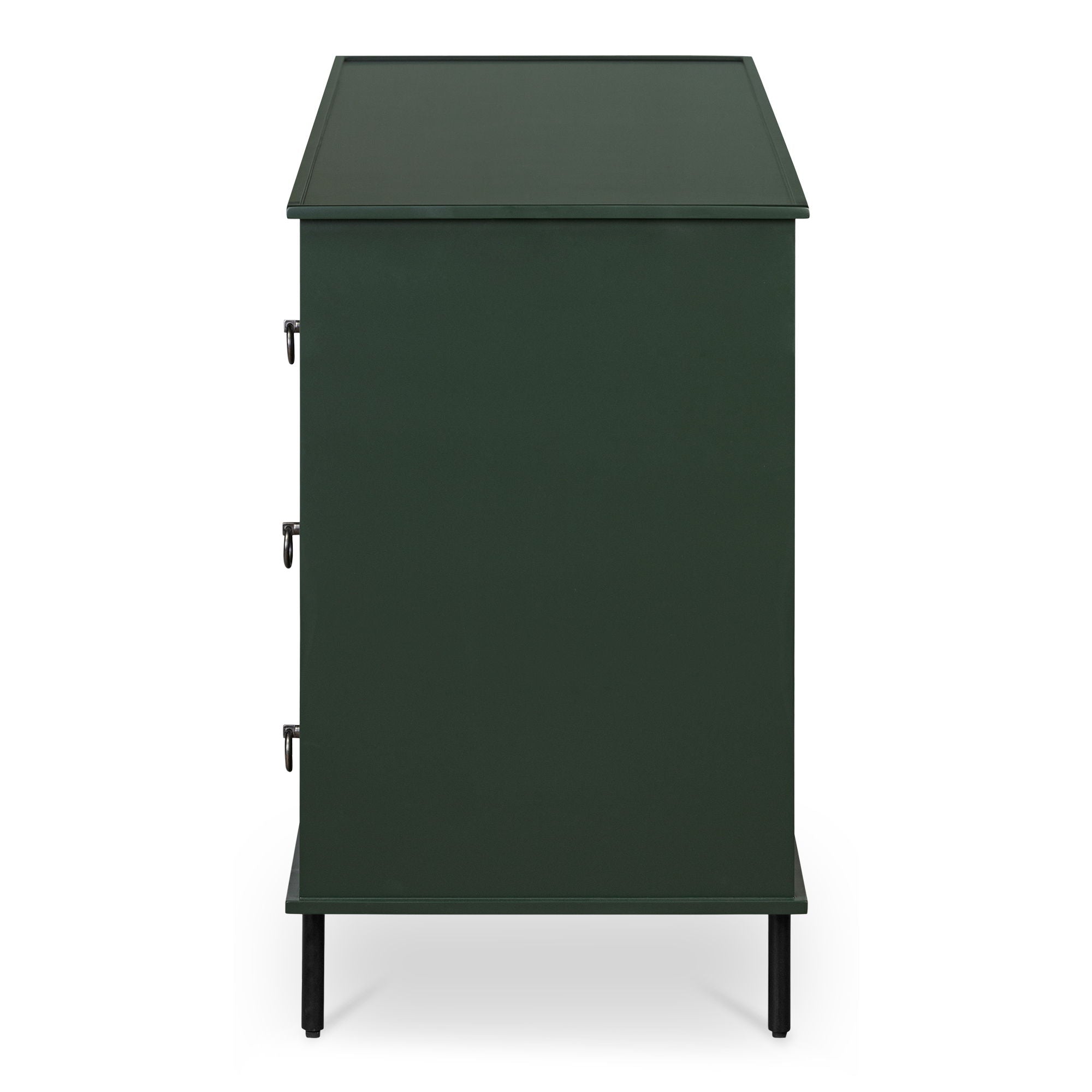 Reagan - 6 Drawer Dresser - Deep Green