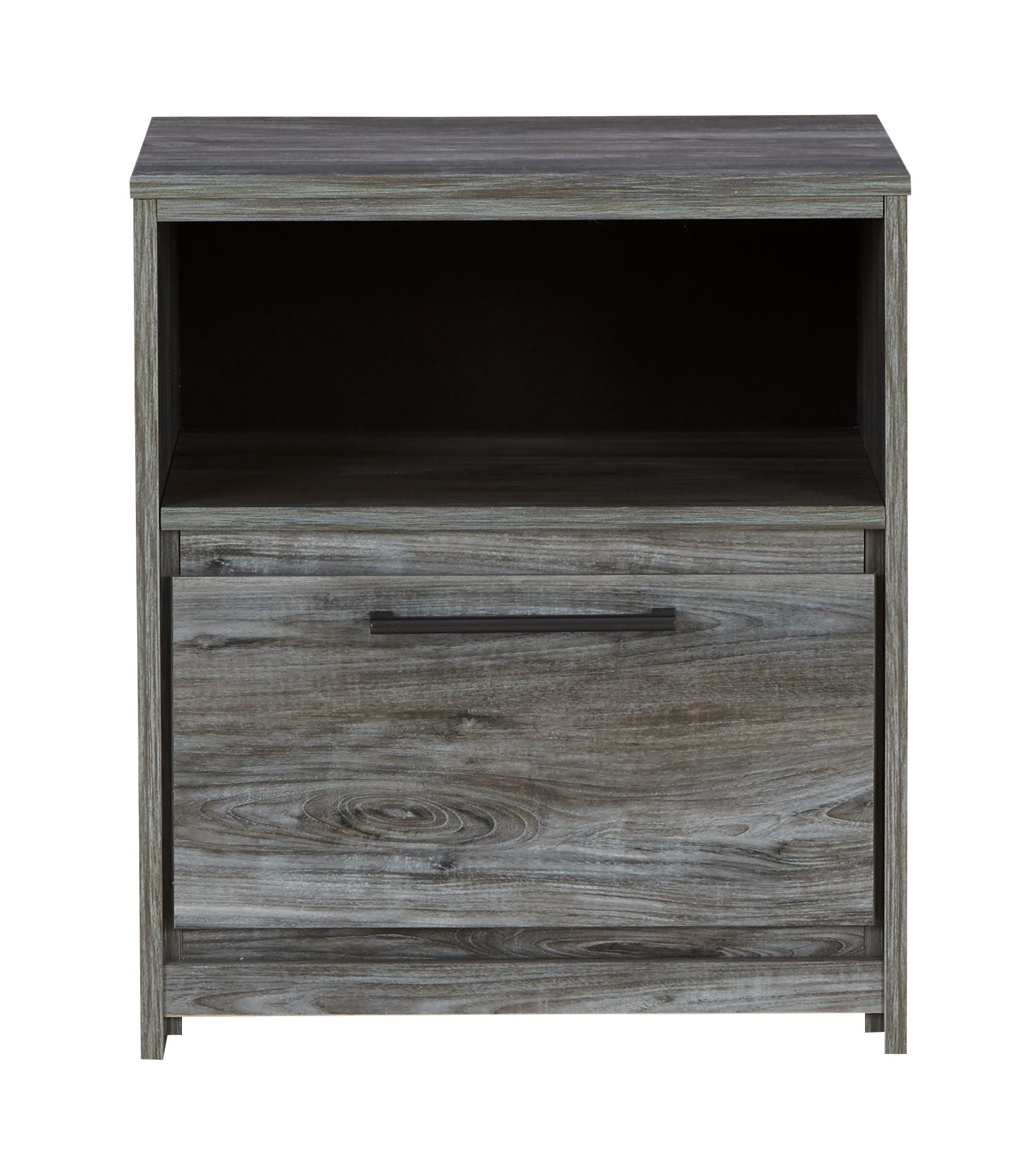 Baystorm - Gray - One Drawer Night Stand