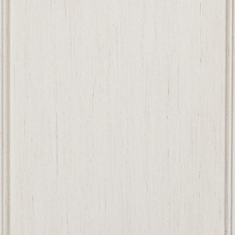 Antique white mirror frame close-up with distressed wood texture
