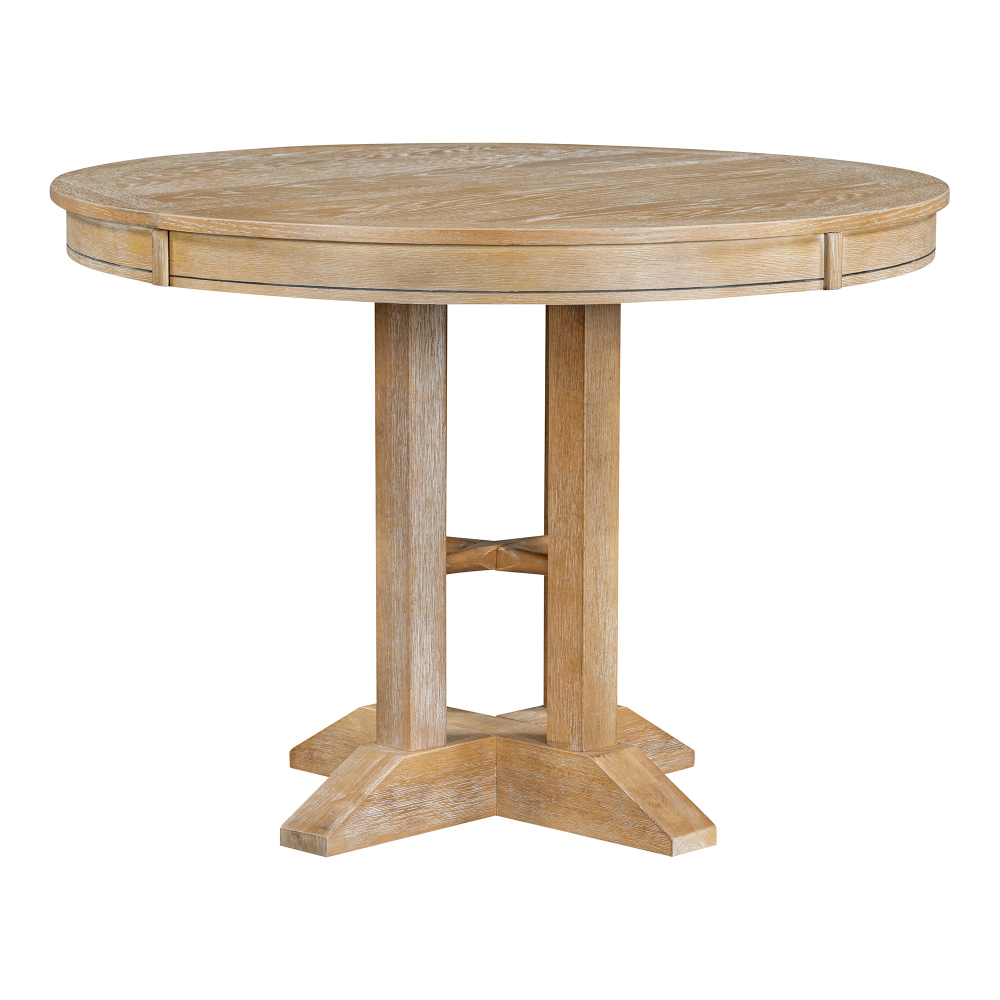 5-Piece Round Dining Set w/ 4 Chairs