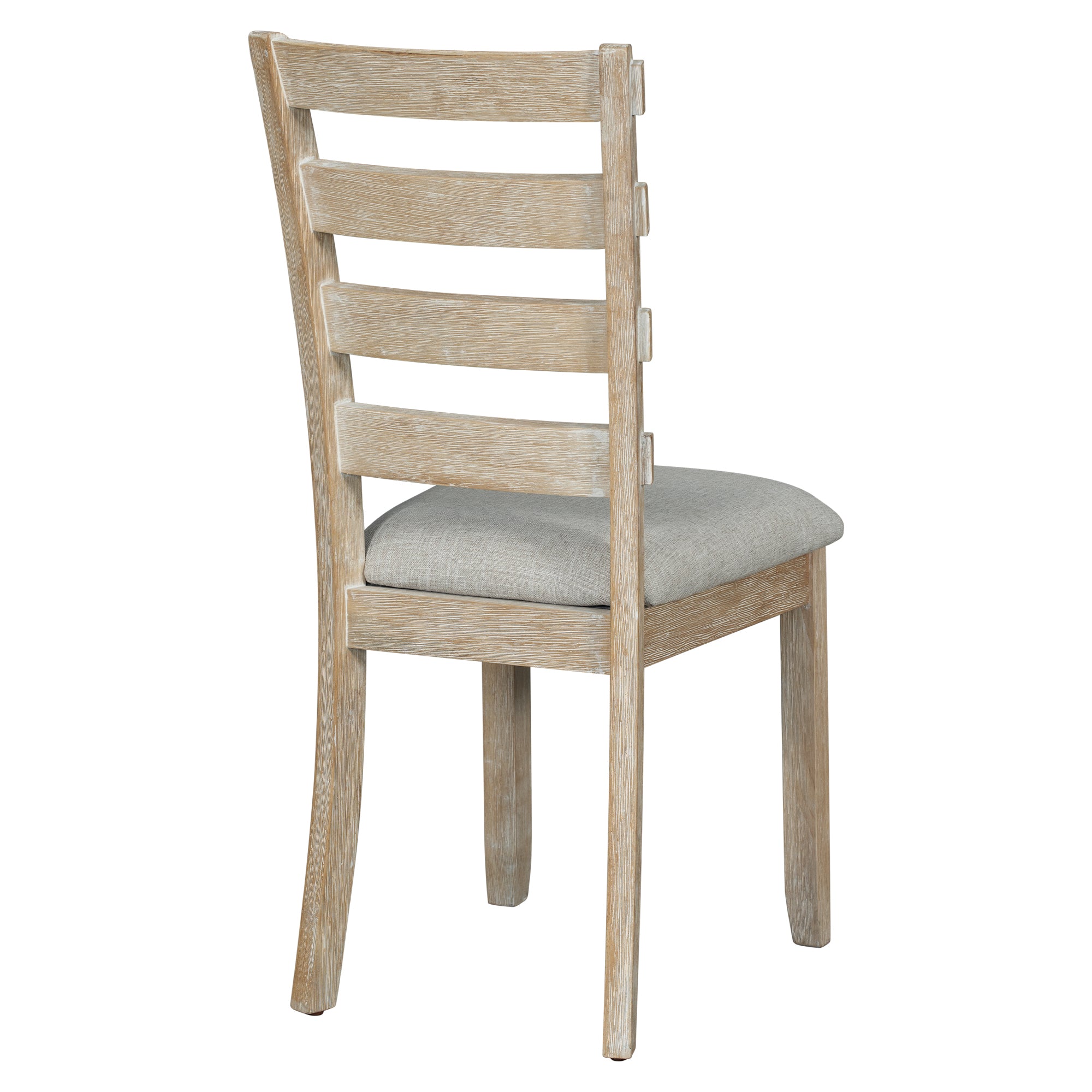 6-Piece Rubber Wood Dining Set