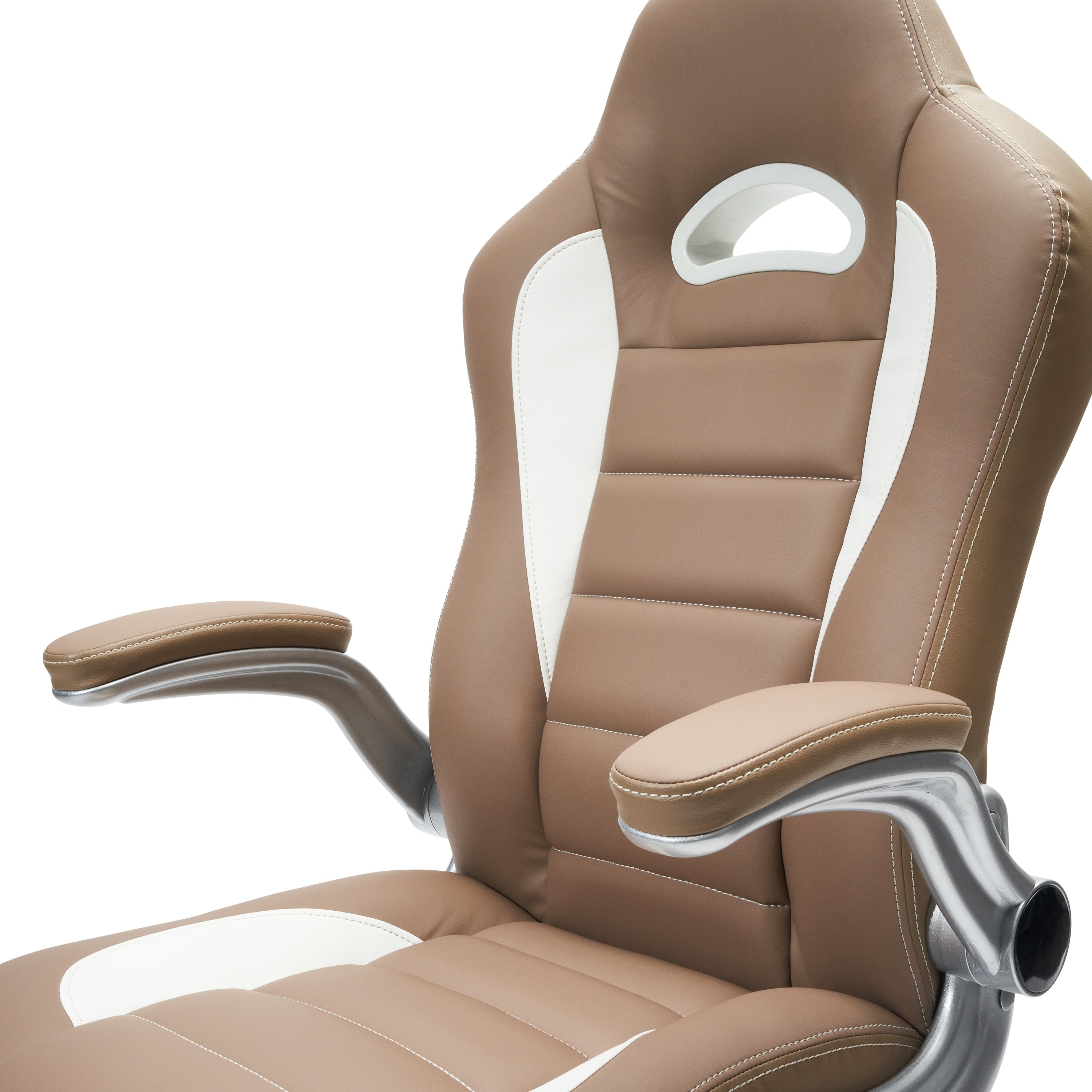 Sport Race Office Chair w/Flip-Up Arms