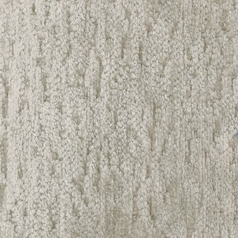 Beige upholstery fabric swatch with textured woven pattern
