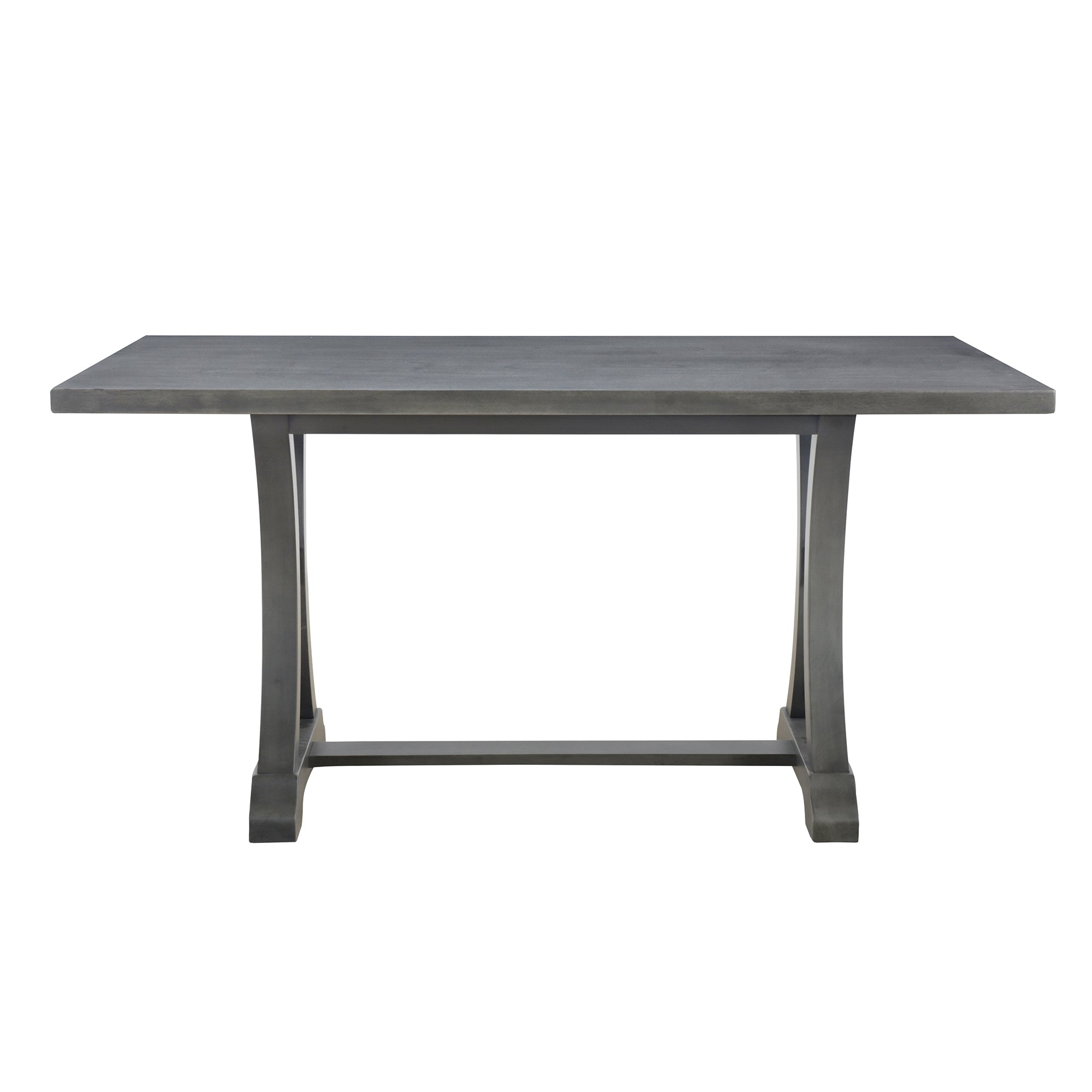 6-Pc Farmhouse Dining Set - Antique Gray