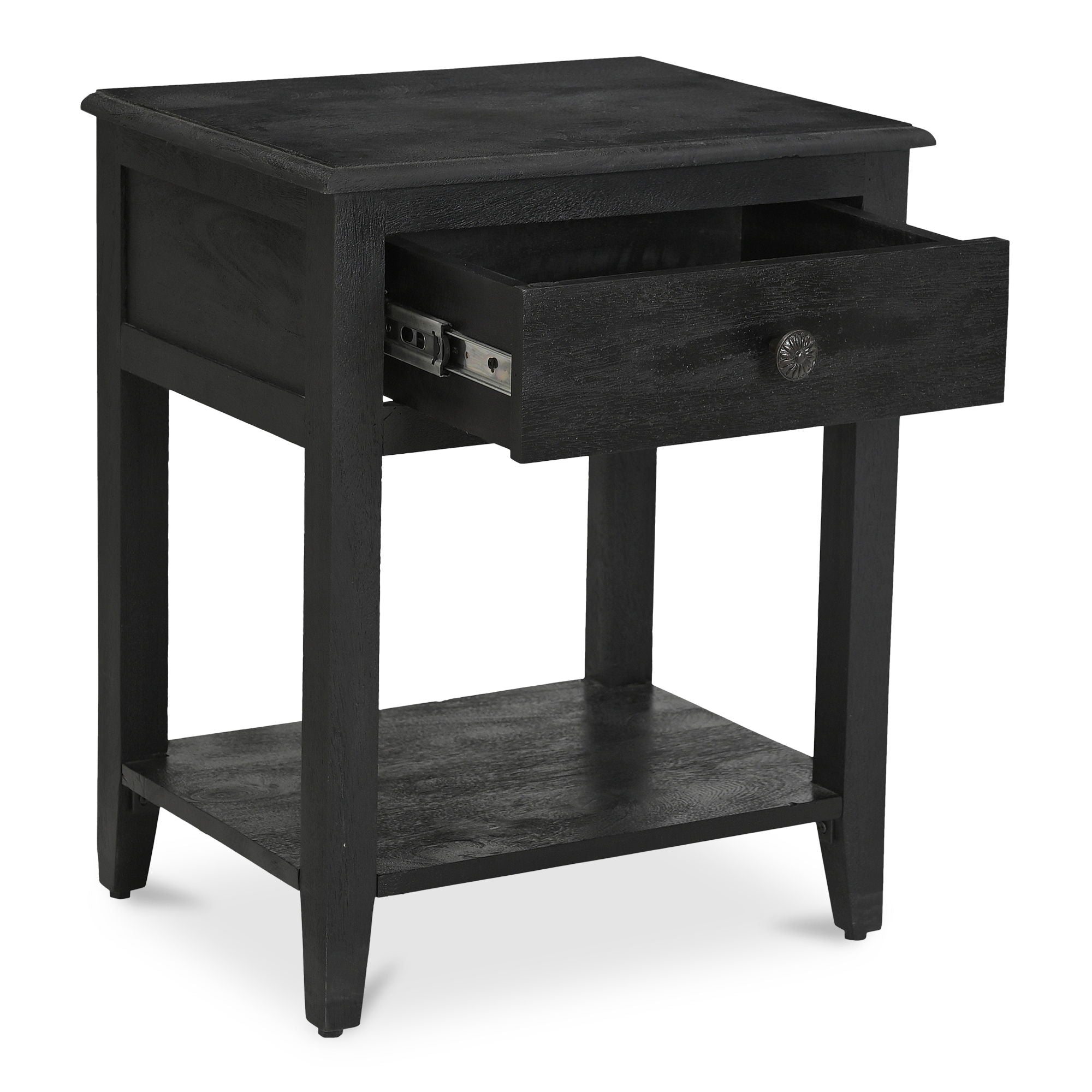 Corrine - Nightstand - Black