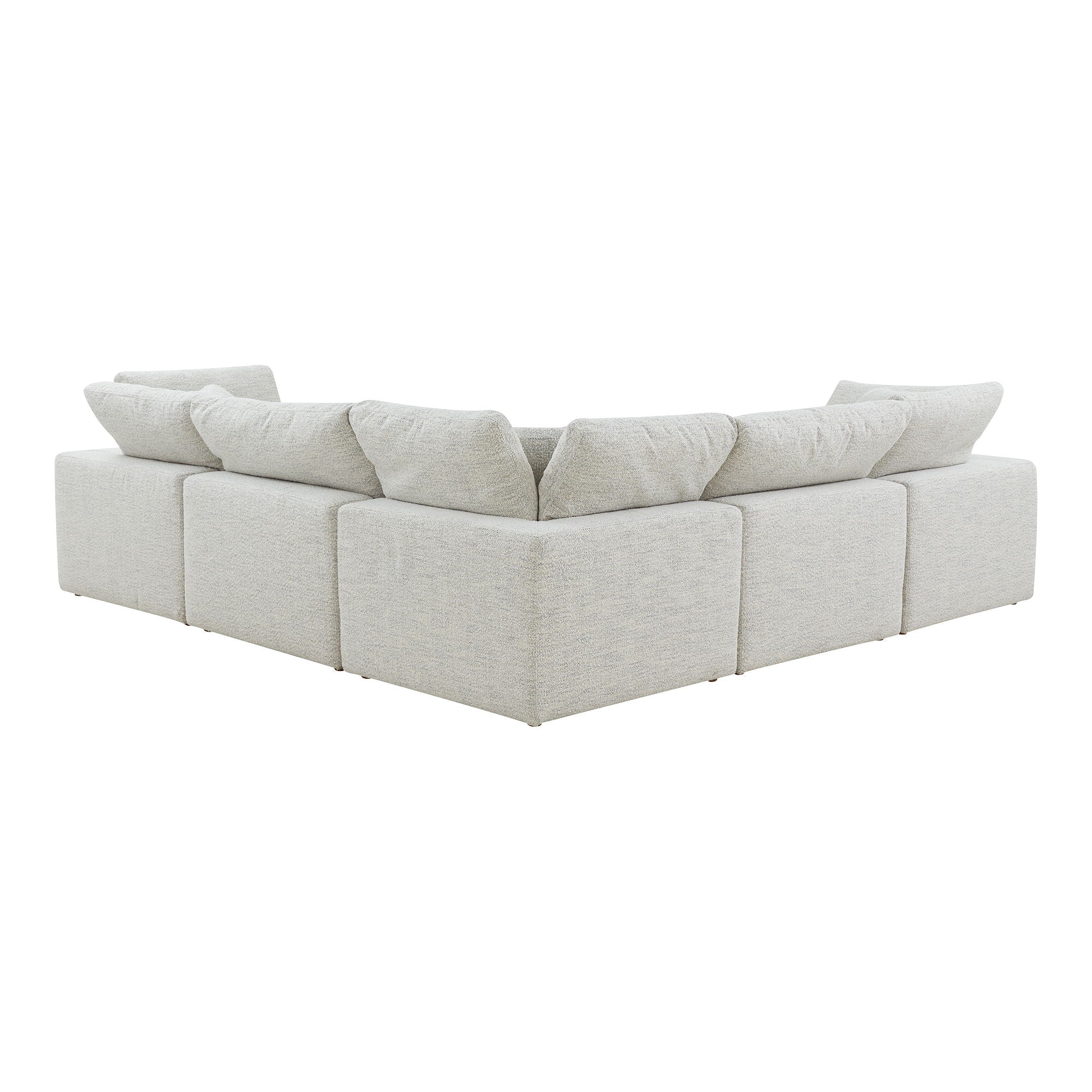 Terra Beige L Modular Sectional - NeverFear™ Stain Resistant-Stationary Sectionals-American Furniture Outlet