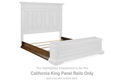 Frantanna - California King Panel Rails - Brown