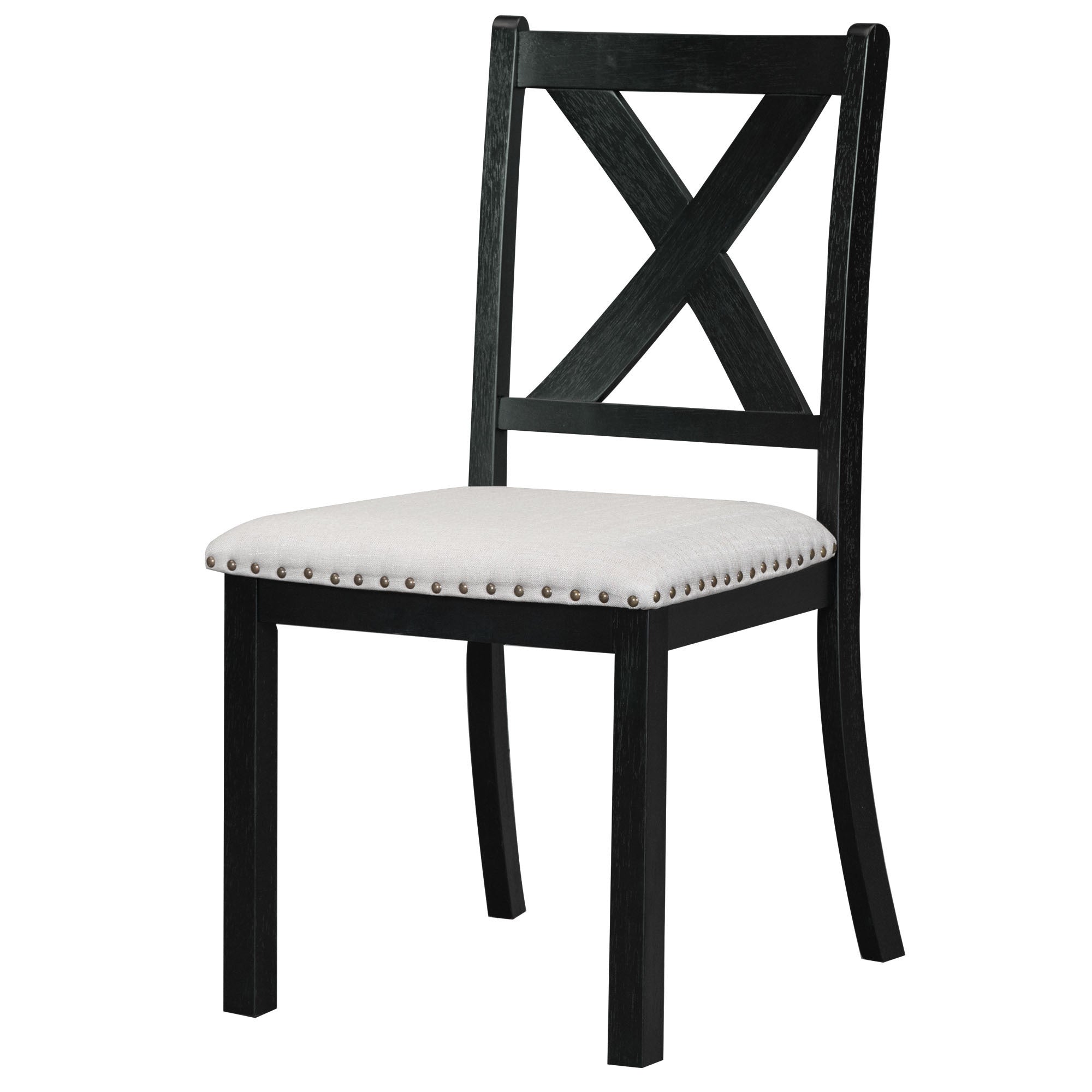 82" Farmhouse Dining Table Set, 6-Piece