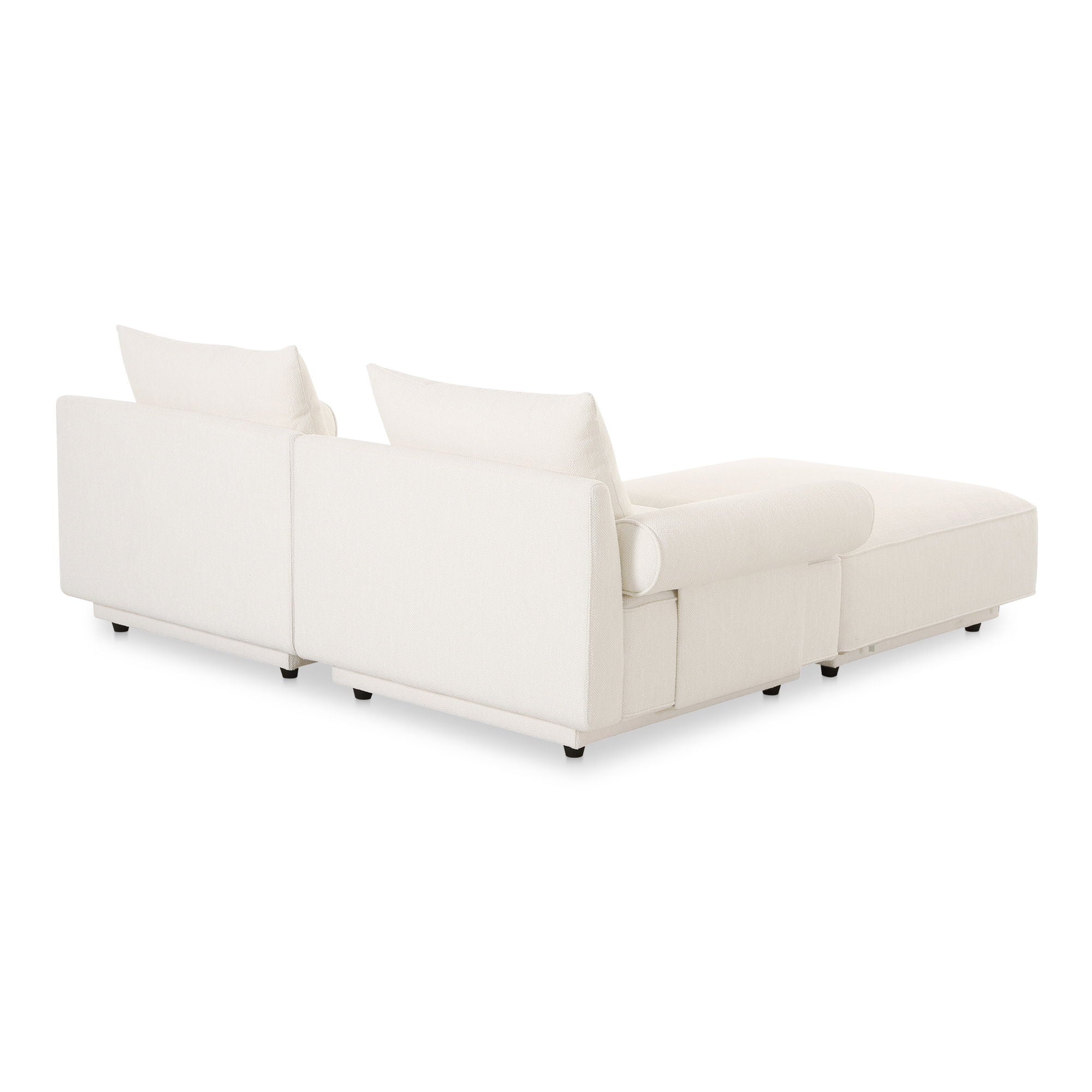 Rosello - Nook Modular Sectional - White-Stationary Sectionals-American Furniture Outlet