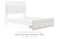 Altyra - Queen Storage Footboard - White