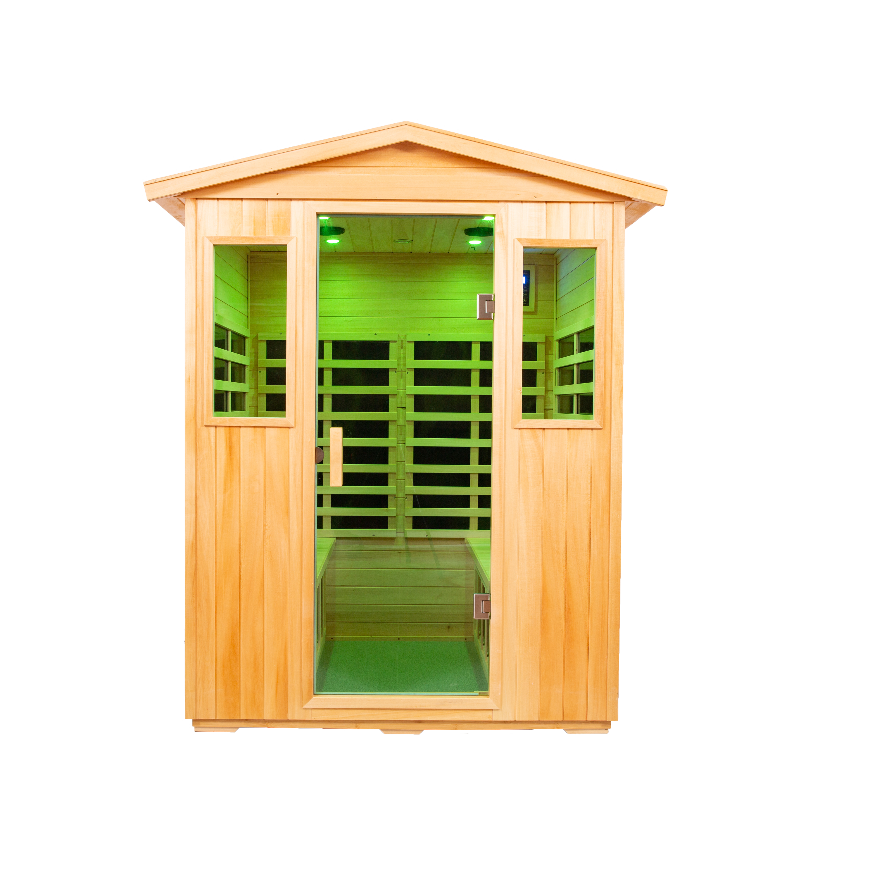 4-Person Infrared Sauna - Outdoor Basswood