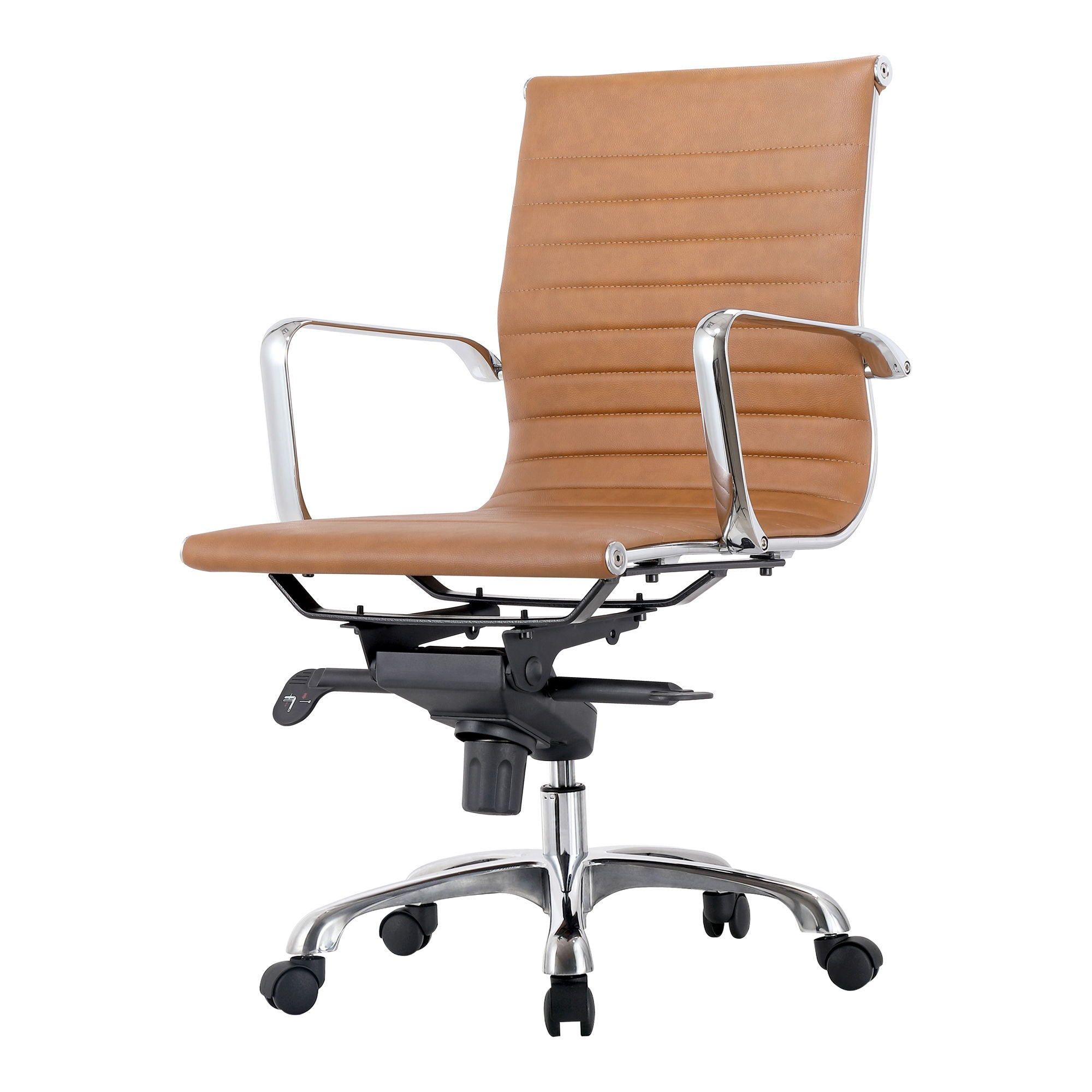 Studio - Swivel Office Chair Low Back - Tan