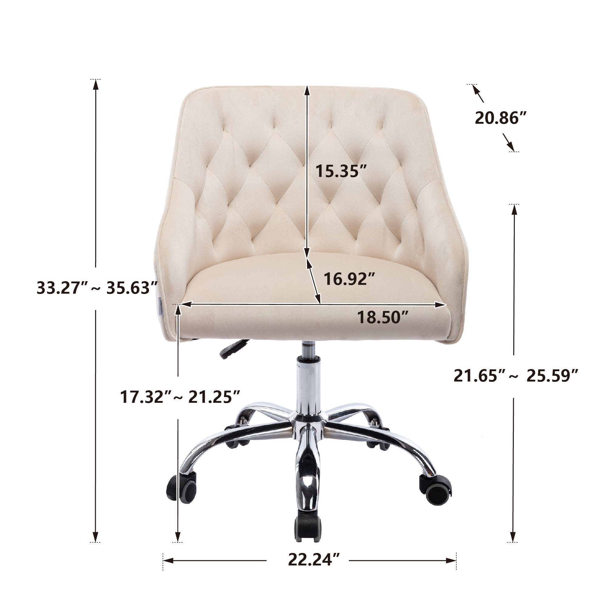 Swivel Shell Chair - Modern Living Room Office Chair