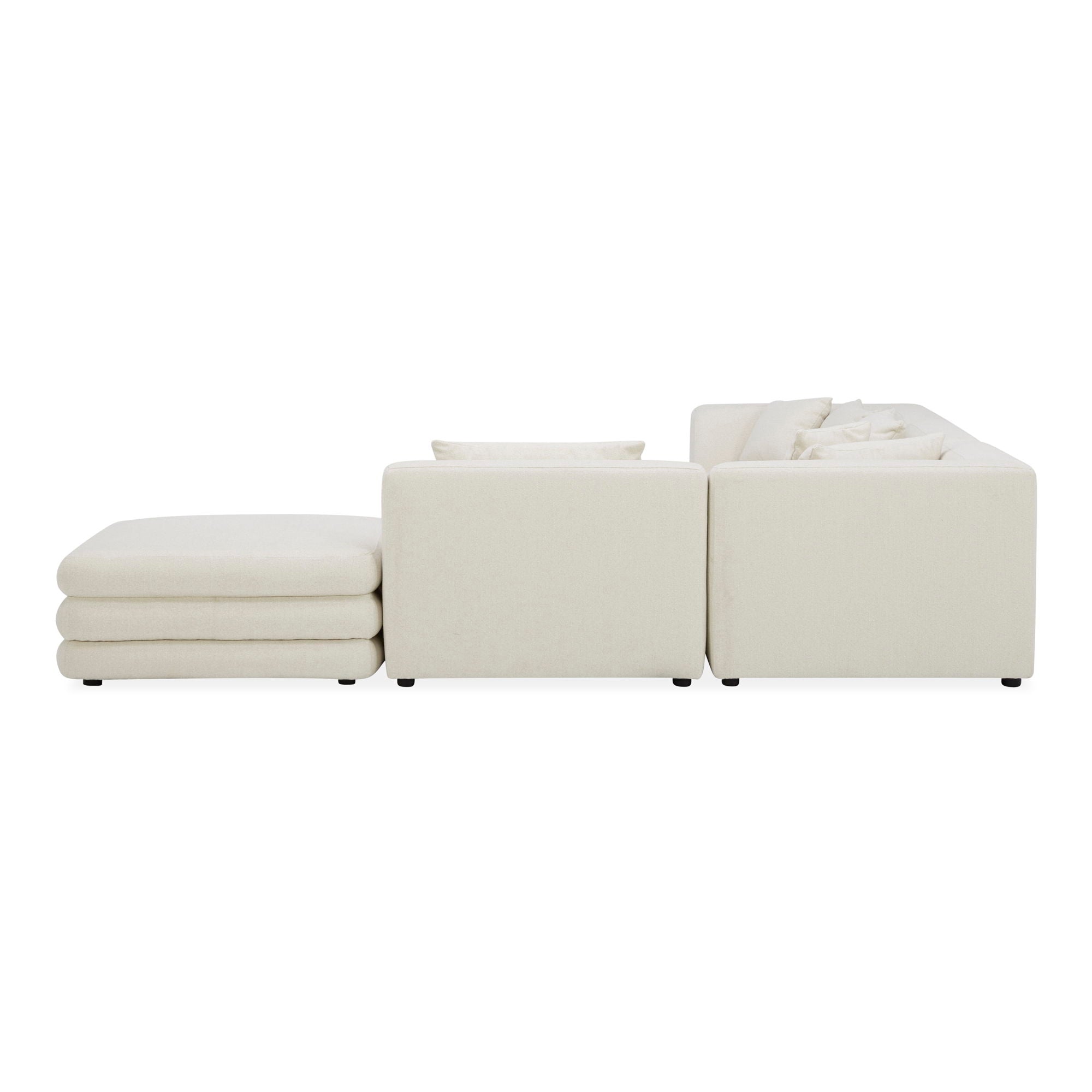 Lowtide - Dream Modular Configuration - Warm White-Stationary Sectionals-American Furniture Outlet