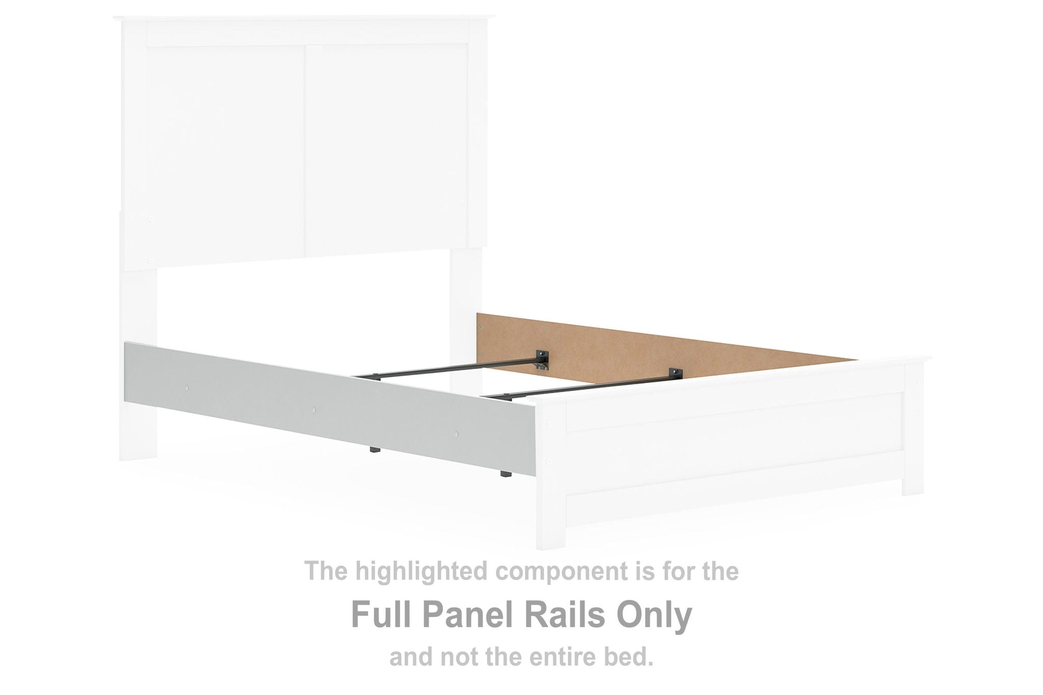 Bostwick Shoals - Full Panel Rails - White