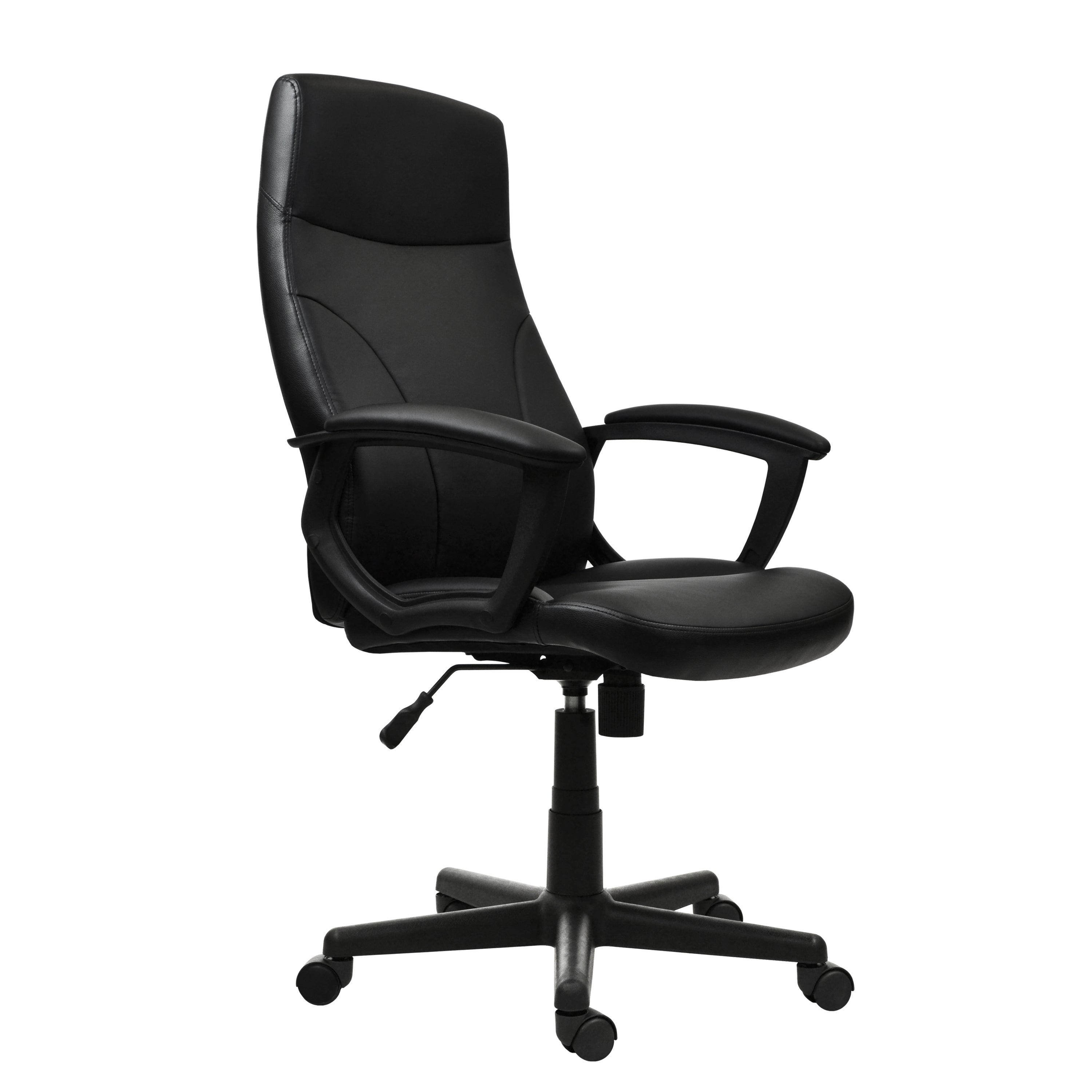 Medium Back Executive Office Chair- Black