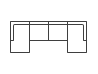3 Pc. Double Chaise