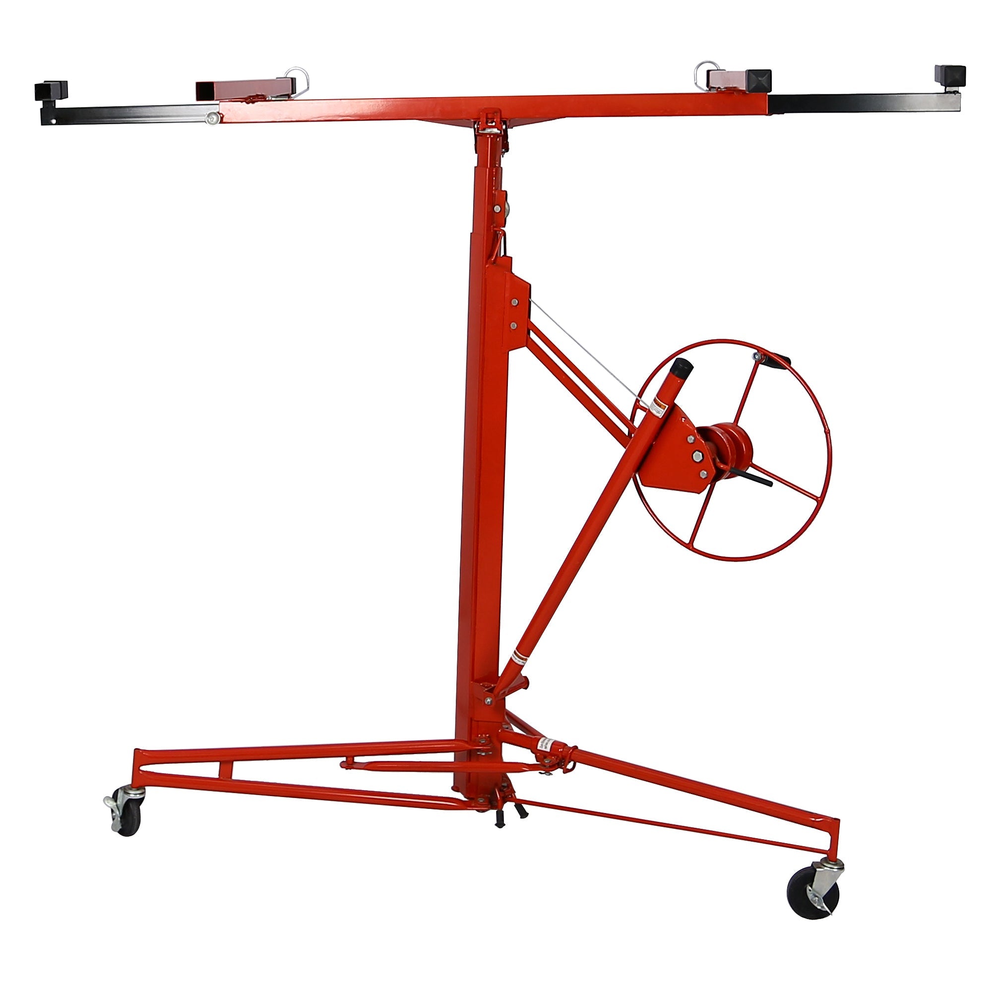 Drywall Lift Panel 11' Lift Drywall Panel Hoist Jack Lifter | Red | Convenient Solution for Drywall Installation