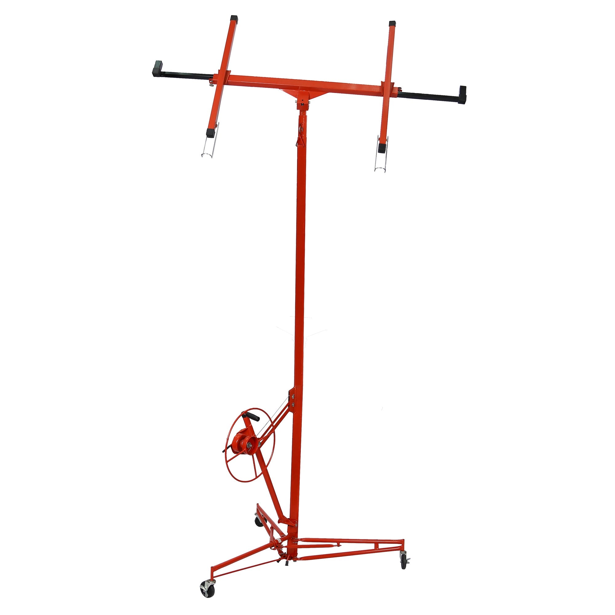 Drywall Lift Panel 11' Lift Drywall Panel Hoist Jack Lifter | Red | Convenient Solution for Drywall Installation